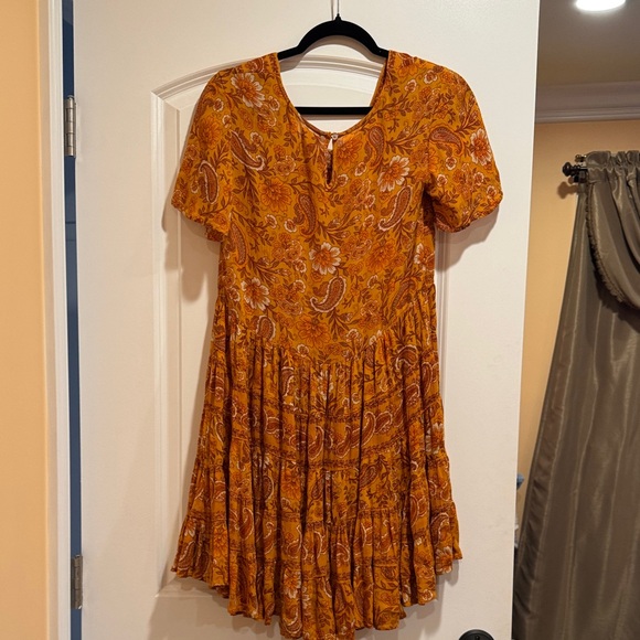 Bila Orange Paisley High Low Dress - Picture 4 of 4